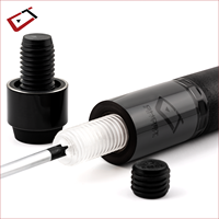Queue de billard Cuetec GHOST 2 pièces à faible déflection avec fût en fibre de carbone, embout de 11,8 mm ou 12,5 mm pour club de billard