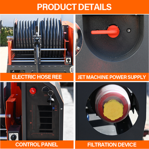 150bar128LPM alta presión drenaje limpieza motor diesel alta presión limpieza máquina 62HP alcantarillado Jetters máquina - Product Image 4
