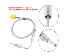 लाइयुआन चीन एल आकार के एगर्ट के प्रकार के k थर्मोकपल की जांच 1300c k प्रकार k थर्माकोपल जांच - Product Image 2