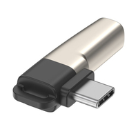 Adaptateur DAC de type C mâle en forme de L vers 3,5 mm pour écouteurs i15/i16