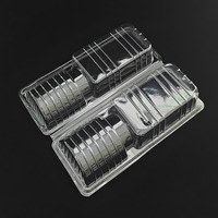 Emballage blister en plastique PET transparent personnalisé professionnel pour les boîtes d'artisanat de plants-estampage de vernis pour Sushi Pizza