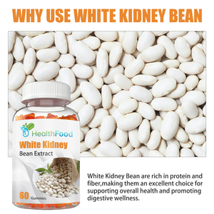 Custom Branded White Kidney Bean Extract Gummies Herbal <b>Supplement</b> Support Digestive Health Designed for Adults - Product Image 4
