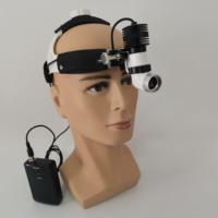 Lampe frontale médicale électrique rechargeable, éclairage >40000 Lux, capacité de la batterie 2000 mA, pour les procédures dentaires, chirurgicales et médicales