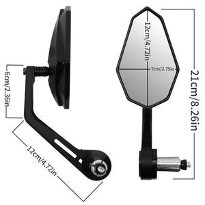 Accessoires pour motos, rétroviseur pour scooter électrique, rétroviseur en alliage d'aluminium pour moto, rétroviseur universel - Product Image 3