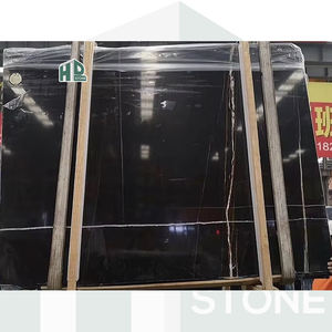 بلاط أرضيات ذهبي أسود من HDSTONE Sahara Nero <span class=keywords><strong>Onyx</strong></span> من Lauren ، حجر طبيعي مصقول مع عروق ذهبية للفنادق - Product Image 5