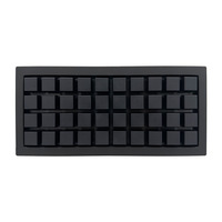 Teclado POS Mini KB40MS de Alta Calidad, Totalmente Programable, Puerto USB con Lector de Tarjetas MSR LIF para Sistemas POS