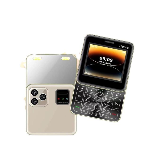 High Value Personalized Flip Phone with Folding Button Supports Spanish French and German Dual SIM Card Feature Mobile Phone