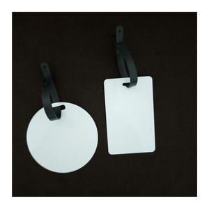 Vente en gros d'étiquettes à bagages en aluminium personnalisées par sublimation étiquettes <span class=keywords><strong>de</strong></span> <span class=keywords><strong>sac</strong></span> <span class=keywords><strong>de</strong></span> voyage en métal vierges par sublimation - Product Image 1