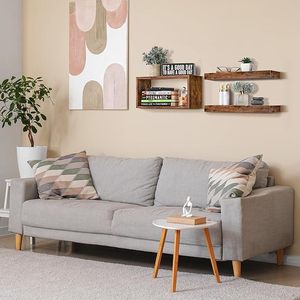 Estante Flotante de Madera para Baño, Montado en la Pared, Color Quemado, Rectangular, Duradero, Instalación en Esquina, Tamaño Personalizado - Product Image 2