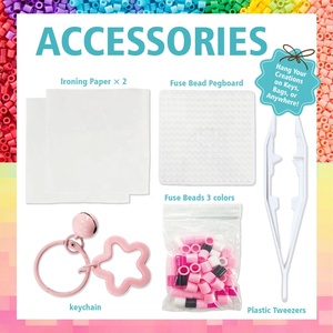 Kit de perles à fusionner interactif pour la cohésion familiale, ensemble de perles créatives pour l'expression artistique, pour les activités créatives du week-end entre parents et enfants - Product Image 2