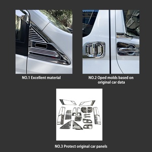 ราคาขายส่งจากโรงงาน ชุดแต่งรถยนต์สีดำทั้งชุด สำหรับฮุนได แอคเซนต์ และโตโยต้า ไฮเอซ ปี 2015-2019 - Product Image 4