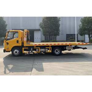 Camión de Remolque JAC 4X2 de 4 Toneladas y 5 Toneladas, de Ángulo Bajo, con <span class=keywords><strong>Plataforma</strong></span> Plana para Transporte de Automóviles, Diésel, Nuevo, Manual, para Recuperación en Carretera - Product Image 5