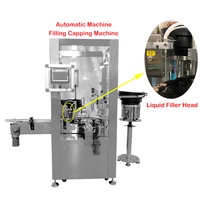 Machine de production de parfum entièrement automatique Machine de capsulage de remplissage de liquide pour bouteille carrée ronde de pulvérisation