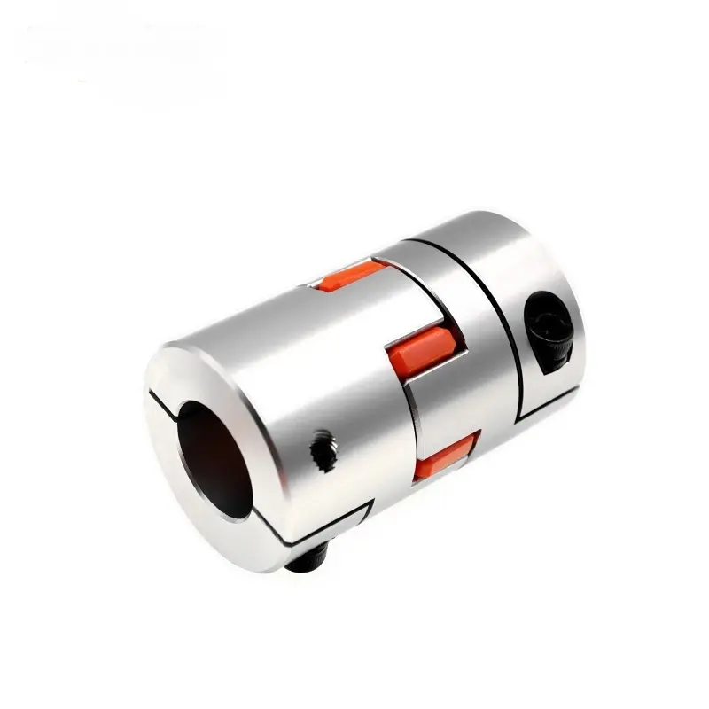 Coupler Poros Fleksibel Aluminium, Sambungan Kopling Lubang 14Mm Ke 14Mm L66X40D untuk Motor Servo Step