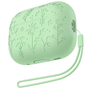 Coque de protection souple en silicone motif fleur simple pour Airpods 4 et Pro 2, accessoires pour écouteurs Bluetooth - Product Image 1