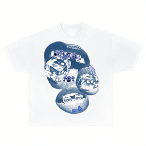 T-shirt Oversize da Uomo Icy Mouth Grillz con Grafica, Stampa Digitale, Girocollo, Manica Corta, 100% Cotone Jersey, Vestibilità Comoda, Stile Streetwear - Product Image 1