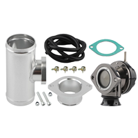 Kit de turbocompresseur refroidisseur intermédiaire de turbocompresseur en aluminium universel 27 "x 7" x 2.5 "tuyaux Kit de tuyau en silicone