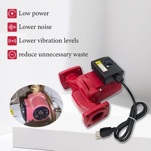 Bomba de Circulación QuenPenge de 0.5 HP, 115V, Conexión de Brida de 1 Pulgada, Tres Velocidades, para Agua Caliente - Product Image 5