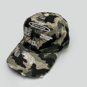 Nuovo Arrivo Cappellino Snapback in Cotone a 6 Pannelli con Logo Personalizzato, Ricamato, Effetto Invecchiato, Impermeabile, per Sport all'Aperto - Product Image 3