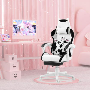 Silla Gamer Ergonómica Blanca y Bonita para Chicas 2026 con Orejas de Gato y Cojín Lumbar con Patas de Gato - Product Image 3