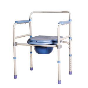 Chaise de toilette d'hôpital avec roulettes pour personnes âgées et femmes enceintes, rembourrage en mousse - Product Image 3