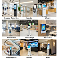 Kiosque d'auto-enregistrement intelligent Estar pour hôtel avec lecteur de code QR, système de paiement et écran tactile pour l'enregistrement des clients