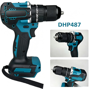 Trapano Avvitatore a Batteria 18V Industriale OEM DHP487, 1/<span class=keywords><strong>2</strong></span>" 3 Velocità, Motore Brushless Kita, Trapano a Percussione - Product Image 5