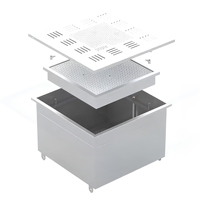 Boîtier terminal HEPA étanche avec joint en gel et revêtement en poudre pour atelier salle blanche GMP