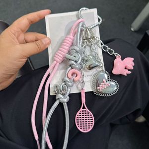 Pendentif <span class=keywords><strong>de</strong></span> sac long en alliage coloré DIY, style bohème Y2K, arc-en-ciel, accessoire métallique, porte-clés, breloque <span class=keywords><strong>de</strong></span> sac - Product Image 3