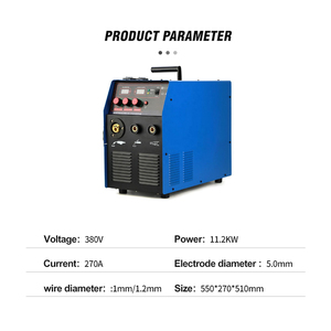 Soldadora Inversora MIG Industrial para Acero, Aluminio y Acero Inoxidable - Máquina de Soldar Trifásica Portátil de 270A - Product Image 2