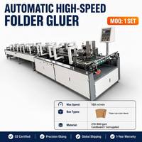 Máquina Plegadora y Encoladora Automática de Alta Velocidad ZH-880C con Secado por Ventilador para Vasos de Papel de Doble Pared