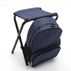MKW-7183 bangku ransel memancing portabel, kursi Kemah dapat dilipat gaya luar ruangan 2 dalam 1 - Product Image 2