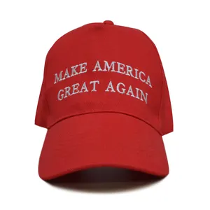 Topi dengan bendera Amerika topi great again America topi pemilihan merah
