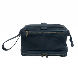 Royal Fair Eco-friendly Zipper Cosmetic Bag <span class=keywords><strong>Blue</strong></span> PU Leather Trousse <span class=keywords><strong>De</strong></span> <span class=keywords><strong>Toilette</strong></span> Estuche <span class=keywords><strong>de</strong></span> viaje <span class=keywords><strong>de</strong></span> maquillaje portátil <span class=keywords><strong>de</strong></span> moda - Product Image 1
