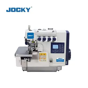 ماكينات الخياطة الصناعية JK-F900-4D-EUT المحوسبة من 4 خيوط ذات التشابك العالي، آلة الخياطة الأوتوماتيكية، ماكينة الإعادة المكواة، أربع سرعات عالية