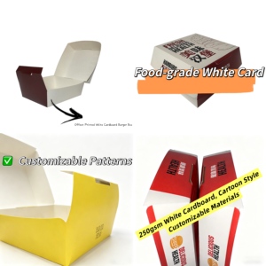 Eco Friendly Disposable Heavy-Duty Magnetic Closure Hinged <b>Square</b> Clamshell Container Compostable Sugarcane Takeaway Box Burger - Product Image 4