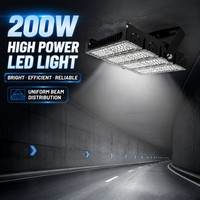 Éclairage LED Municipal pour Tunnel 200W 3030 5050 LED avec Lentille TEIJIN, Projecteur Haute Puissance pour Projets de Passages Sous Route