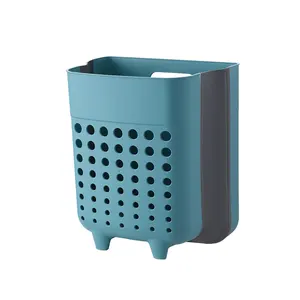 Own Factory Cheap Large Capacity Laundry Storage Hamper Plastic Washing Up Rectangle Foldable Plastic Laundry Basket