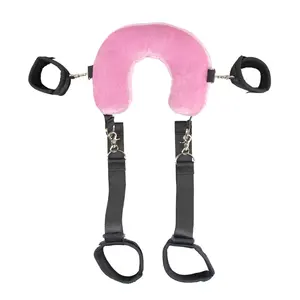 Le prix d'usine en gros sexe cou oreiller Position menottes cheville manchette fétiche lit facile à ouvrir jambe Bondage collier Kit de retenue