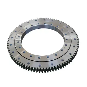 את ציוד חיצוני של slewing bearing הוא gearless, גבוהה-איכות חומרי גלם משמשים כדי מקצועית לייצר את