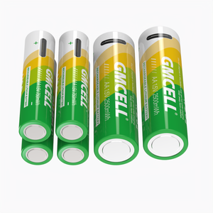 แบตเตอรี่แบบชาร์จไฟได้ผ่านพอร์ต USB 1.5V AA 2500mwh 3000mwh แบตเตอรี่ลิเธียมไอออน  แบตเตอรี่ชนิด AAA AA แบบ Type C - Product Image 2