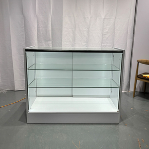 Vitrina de Vidrio con Puerta Corredera para Tienda de Cigarrillos, de 70 Pulgadas, Resistente, con Estantes Ajustables, para Exhibición de Joyería - Product Image 6