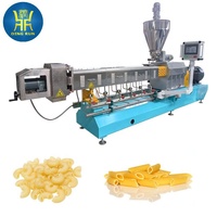 Ligne de production d'extrudeuse de pâtes de maïs spaghetti macaroni machine de fabrication de pâtes industrielle automatique entièrement automatique