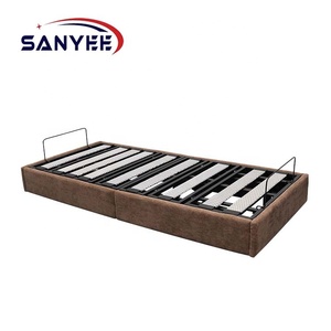 <span class=keywords><strong>Lit</strong></span> électrique <span class=keywords><strong>de</strong></span> luxe d'usine pour chambre à coucher hôtel appartement utilisation réglable durable et écologique avec télécommande à cadre <span class=keywords><strong>en</strong></span> métal - Product Image 1