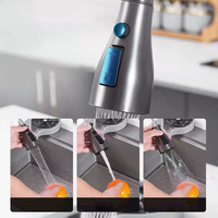 Évier de lavabo à poignée unique en acier inoxydable 304 2 trous pour installation pour robinet d'eau de balcon de cuisine de salle de bain inclus