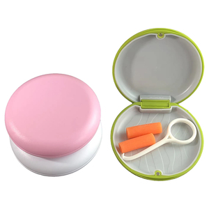 Caja de plástico para retención de ortodoncia OEM, caja invisible para dientes y dentaduras, caja redonda de almacenamiento - Product Image 3