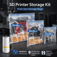 Kit de Bolsas de Almacenamiento al Vacío para Filamento de Impresora 3D con Bomba Eléctrica y Desecantes para PLA, PETG, ABS, TPU, Almacenamiento Sellado a Prueba de Humedad
