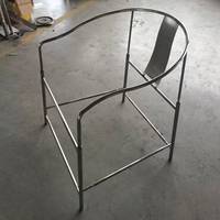 Base de table basse en laiton chromé de luxe, pieds de canapé en métal, cadre de meubles en métal doré pour meubles