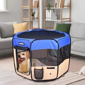JESPET Octagonal Portable Soft <strong>Dog</strong> Playpen <strong>Kennel</strong> with Carry Bag-36" 45" 61" Sizes for <strong>Dogs</strong> Cats Rabbits-Indoor/Outdoor Use - Product Image 6