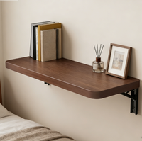 Table pliante murale mince, gain de place, bureau à domicile pour l'étude, le travail sur ordinateur portable